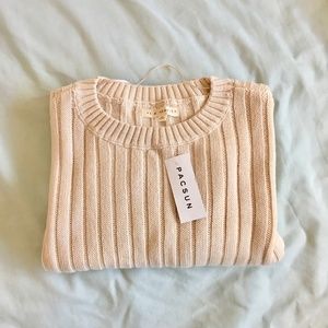 NWT Pacsun/LA Hearts Chunky Ribbed Boxy Sweater